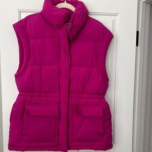 Universal thread Women's Pink Puffer Vest
